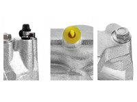 Left & Right Front Brake Calipers with Piston for Nissan 350Z Z33 (2003 - 2009) - Spoilers and Bodykits Australia