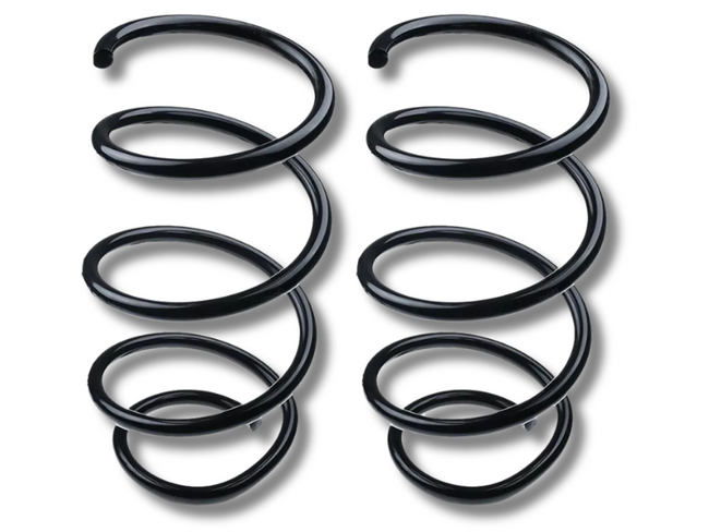 Left & Right Front Coil Springs x2 for BMW E60 540i / 545i 4.0L / 4.4L Petrol (09/2003 - 12/2009)-Spoilers and Bodykits Australia