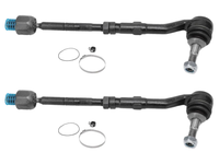 Left & Right Front Inner & Outer Tie Rod with Boot Kit for BMW E60 / E61 525xi-Spoilers and Bodykits Australia