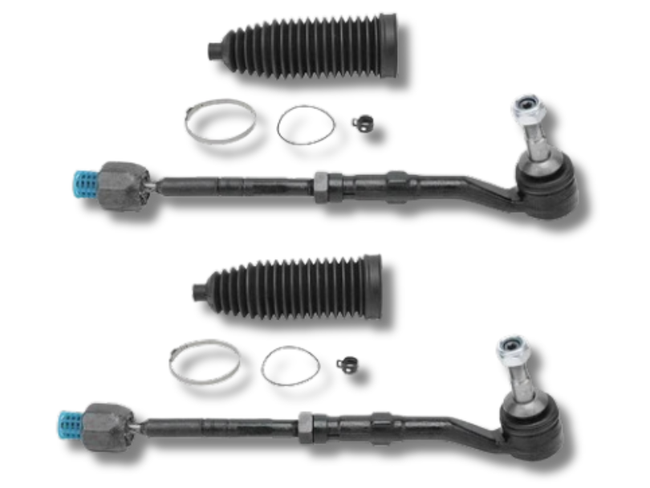 Left & Right Front Inner & Outer Tie Rod with Boot Kit for BMW E60 / E61 525xi-Spoilers and Bodykits Australia