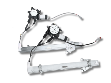Left & Right Front Power Window Regulators with 2-Pin Motor for Kia Rio BC (2001 - 2005) - Spoilers and Bodykits Australia