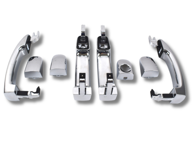 Left & Right Front & Rear Outer Door Handles for FG / FGX Ford Falcon - Chrome (2008 - 2018)-Spoilers and Bodykits Australia