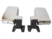 Left & Right Large Door Mirrors for 60 Series Toyota Landcruiser - Chrome (1980 - 1990)-Spoilers and Bodykits Australia