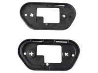 Left & Right Manual Door Mirrors for Toyota Hilux - Chrome - Pair (1988 - 2005)-Spoilers and Bodykits Australia