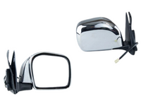 Left & Right Side Electric Door Mirrors for Toyota Hilux SR5 4WD - Chrome (10/1997 - 03/2005)-Spoilers and Bodykits Australia