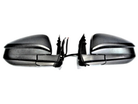 Left & Right Side Electric Door Mirrors for Toyota Hilux Workmate / SR 2WD / 4WD - Black (05/2015 Onwards)-Spoilers and Bodykits Australia