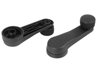 Left & Right Window Winder Handles for Volkswagen T4 Transporter - Black (1995 - 2003)-Spoilers and Bodykits Australia