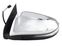 Left Side Electric Door Mirror with Auto Folding & Indicator for Toyota Hilux SR / SR5 - Chrome (2015 Onwards)-Spoilers and Bodykits Australia