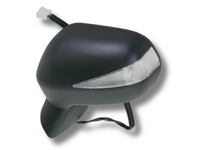 Left Side Electric Door Mirror with Indicator for Honda Civic Sedan - Black (2006 - 2011)-Spoilers and Bodykits Australia