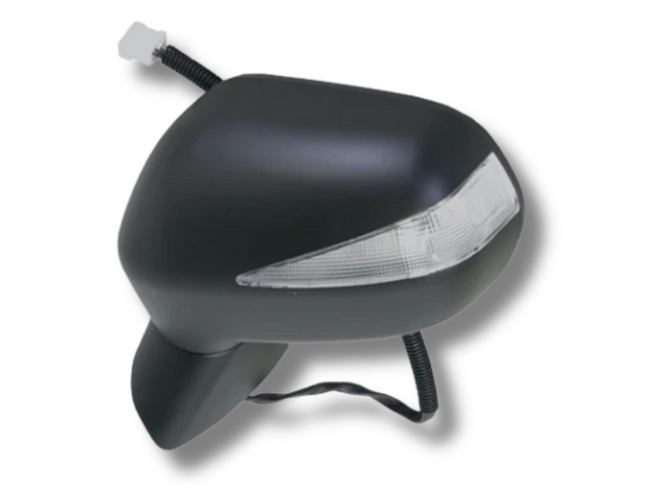 Left Side Electric Door Mirror with Indicator for Honda Civic Sedan - Black (2006 - 2011)-Spoilers and Bodykits Australia