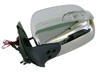 Left Side Electric Door Mirror with Indicator for Toyota Hiace GL - Chrome (2005 - 2014)-Spoilers and Bodykits Australia
