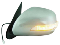 Left Side Electric Door Mirror with Indicator for Toyota Hiace GL - Chrome (2005 - 2014)-Spoilers and Bodykits Australia