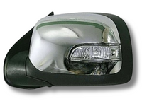 Left Side Electric Door Mirror with LED Indicator for Holden Rodeo RA - Chrome (2006 - 2012)-Spoilers and Bodykits Australia