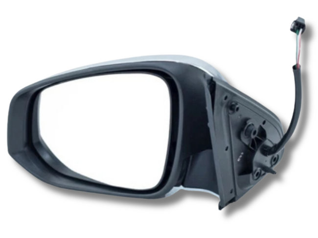 Left Side Electric Door Mirror without Indicator for Toyota Hilux SR / SR5 - Chrome (2015 - 2019)-Spoilers and Bodykits Australia