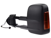 Left Side Extendable Mirror with Indicator for Land Rover Discovery 3 & 4 - Electric Mirror - Chrome-Spoilers and Bodykits Australia