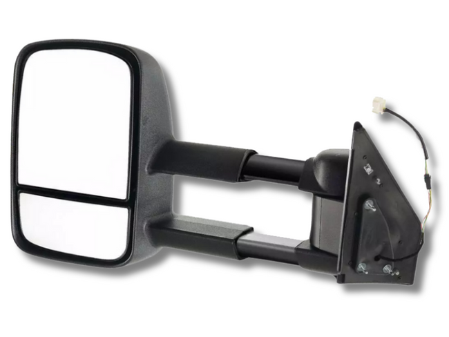 Left Side Extendable Towing Mirror for 200 Series Toyota Landcruiser (2007 - 2019)-Spoilers and Bodykits Australia