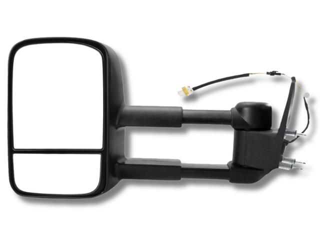 Left Side Extendable Towing Mirror for GU Nissan Patrol Y60 / Y61 - Electric Mirror (1997 - 2016)-Spoilers and Bodykits Australia