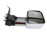 Left Side Extendable Towing Mirror for GU Nissan Patrol Y61 - Chrome - Electric Mirror-Spoilers and Bodykits Australia