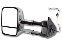 Left Side Extendable Towing Mirror for Toyota Hilux - Chrome (2015 - 2019)-Spoilers and Bodykits Australia