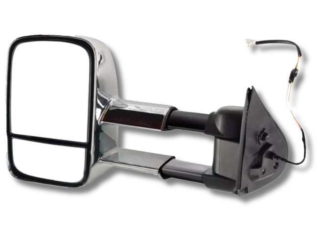 Left Side Extendable Towing Mirror for Toyota Hilux - Chrome (2015 - 2019)-Spoilers and Bodykits Australia