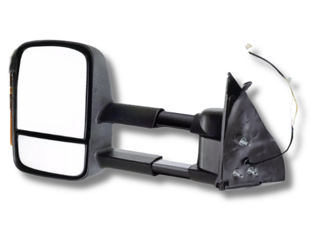 Left Side Extendable Towing Mirror with Indicator for 150 Series Toyota Prado (2009 - 2019)-Spoilers and Bodykits Australia