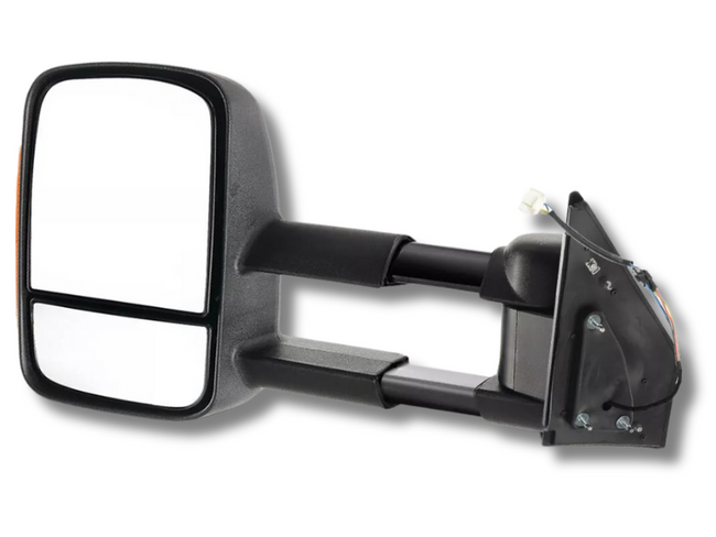 Left Side Extendable Towing Mirror with Indicator for 200 Series Toyota Landcruiser-Spoilers and Bodykits Australia