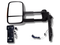 Left Side Extendable Towing Mirror with Indicator for 70 / 75 / 78 / 79 Series Toyota Landcruiser - Electric Mirror-Spoilers and Bodykits Australia