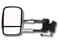 Left Side Extendable Towing Mirror with Indicator for Land Rover Discovery 3 & 4 - Electric Mirror - Chrome-Spoilers and Bodykits Australia