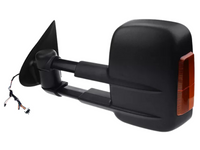 Left Side Extendable Towing Mirror with Indicator for MQ / MR Mitsubishi Triton - Electric Mirror (2015 - 2019)-Spoilers and Bodykits Australia
