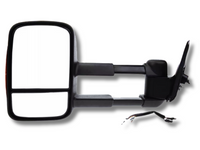 Left Side Extendable Towing Mirror with Indicator for MQ / MR Mitsubishi Triton - Electric Mirror (2015 - 2019)-Spoilers and Bodykits Australia