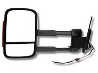Left Side Extendable Towing Mirror with Indicator for Mitsubishi Pajero - Electric Mirror (2001 - 2019)-Spoilers and Bodykits Australia