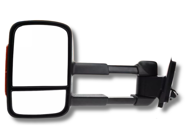 Left Side Extendable Towing Mirror with Indicator for Mitsubishi Pajero - Electric Mirror (2001 - 2019)-Spoilers and Bodykits Australia