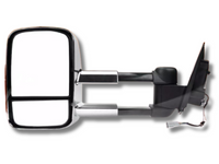 Left Side Extendable Towing Mirror with Indicator for PX1 / PX2 Ford Ranger / Everest UA - Chrome - Electric Mirror-Spoilers and Bodykits Australia