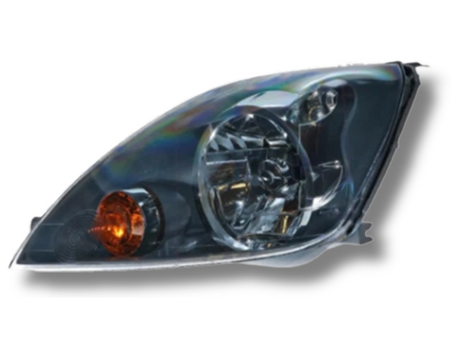 Left Side Head Light for Ford Fiesta WP / WQ 3 & 5 Door - Black (10/2005 - 08/2008)-Spoilers and Bodykits Australia