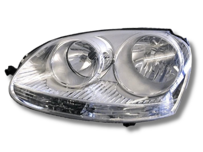 Left Side Head Light for Volkswagen Golf MK5 - Chrome (2004 - 2008)-Spoilers and Bodykits Australia