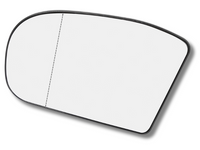 Left Side Heated Door Mirror Glass with Backing Plate for Mercedes Benz E Class / C Class-Spoilers and Bodykits Australia