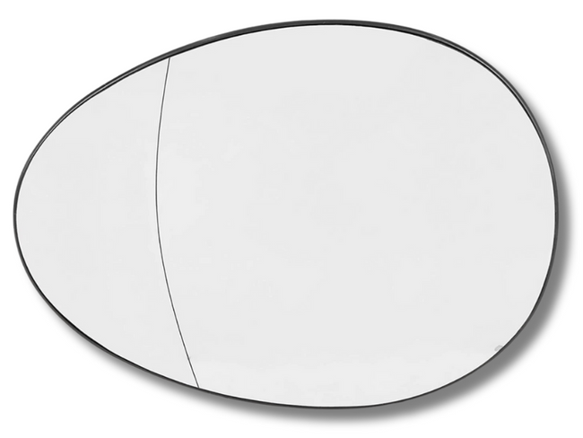 Left Side Heated Door Mirror Glass with Backing Plate for Mini Cooper (2007 - 2015)-Spoilers and Bodykits Australia
