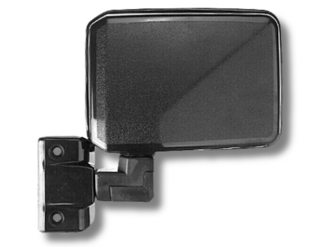 Left Side Manual Door Mirror for 75 / 76 / 78 / 79 Series Toyota Landcruiser HJ75 Troopy - Black (1985 - 2013)-Spoilers and Bodykits Australia