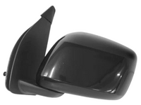 Left Side Manual Door Mirror for D40 Nissan Navara - Black - Thai Built (2006 - 2015)-Spoilers and Bodykits Australia