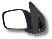Left Side Manual Door Mirror for D40 Nissan Navara - Black - Thai Built (2006 - 2015)-Spoilers and Bodykits Australia