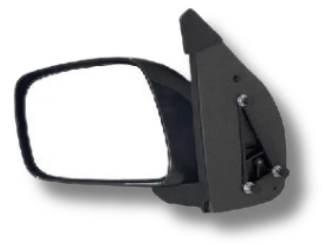 Left Side Manual Door Mirror for D40 Nissan Navara - Black - Thai Built (2006 - 2015)-Spoilers and Bodykits Australia