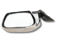 Left Side Manual Door Mirror for Toyota Hilux LN147 4WD - Chrome (1997 - 2005)-Spoilers and Bodykits Australia