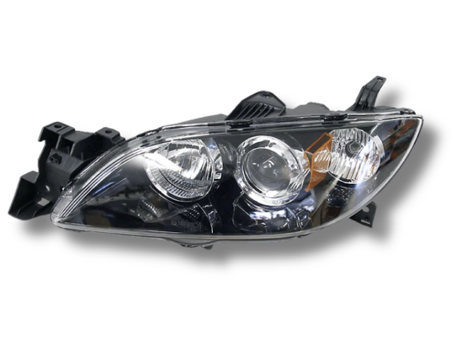 Left Side Projector Head Light for Mazda 3 BK Sedan (01/2004 - 04/2009)-Spoilers and Bodykits Australia