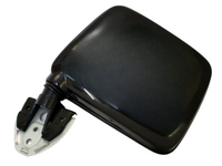 Left Side Skin Mount Door Mirror for D21 Nissan Navara - Black (1986 - 1997)-Spoilers and Bodykits Australia