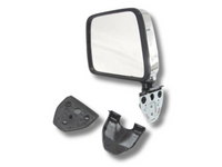 Left Side Skin Mount Door Mirror for D21 Nissan Navara - Chrome (1986 - 1997)-Spoilers and Bodykits Australia