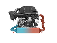 Left Side Turbo Intercooler for Audi Q7 4LB & Volkswagen Touareg 7L / 7P & Porsche Cayenne 92A / 9PA - Spoilers and Bodykits Australia