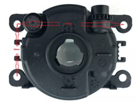 Left or Right Fog Light for Nissan Pathfinder R51 (2005 - 2010)-Spoilers and Bodykits Australia