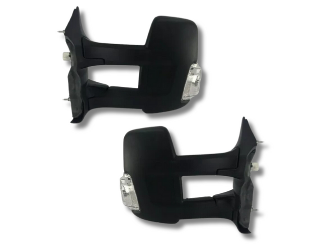 Long Arm Door Mirrors with Indicator for Ford Transit VO - 6 Pins - Pair (2014 - 2018)-Spoilers and Bodykits Australia