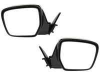 Manual Door Mirrors for 80 Series Toyota Landcruiser - Chrome - Pair (1990 - 1998)-Spoilers and Bodykits Australia