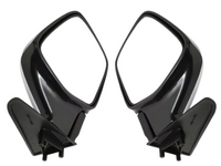 Manual Door Mirrors for 80 Series Toyota Landcruiser - Chrome - Pair (1990 - 1998)-Spoilers and Bodykits Australia